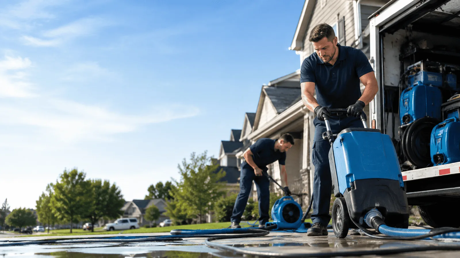 Dehumidification being performed in Soldotna, AK